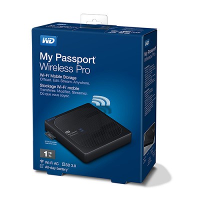 ổ cứng gắn ngoài WD My Passport Wireless 1TB WiFi