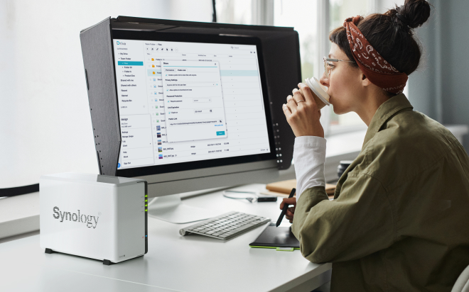 Chia sẻ v&agrave; đồng bộ dữ liệu tr&ecirc;n Synology DS223j