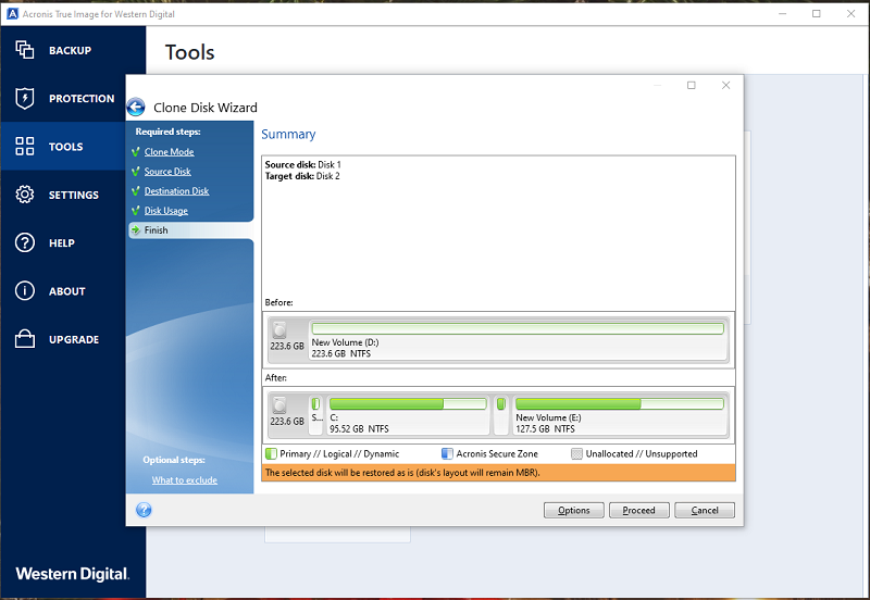 acronis true image wd edition clone disk