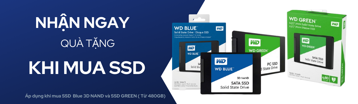 Mua ổ cứng SSD nhận ngay quà tặng trị giá 100k
