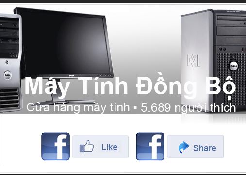 Thêm nhiều ưu đãi khi like và share fanpage maytinhdongbo.com