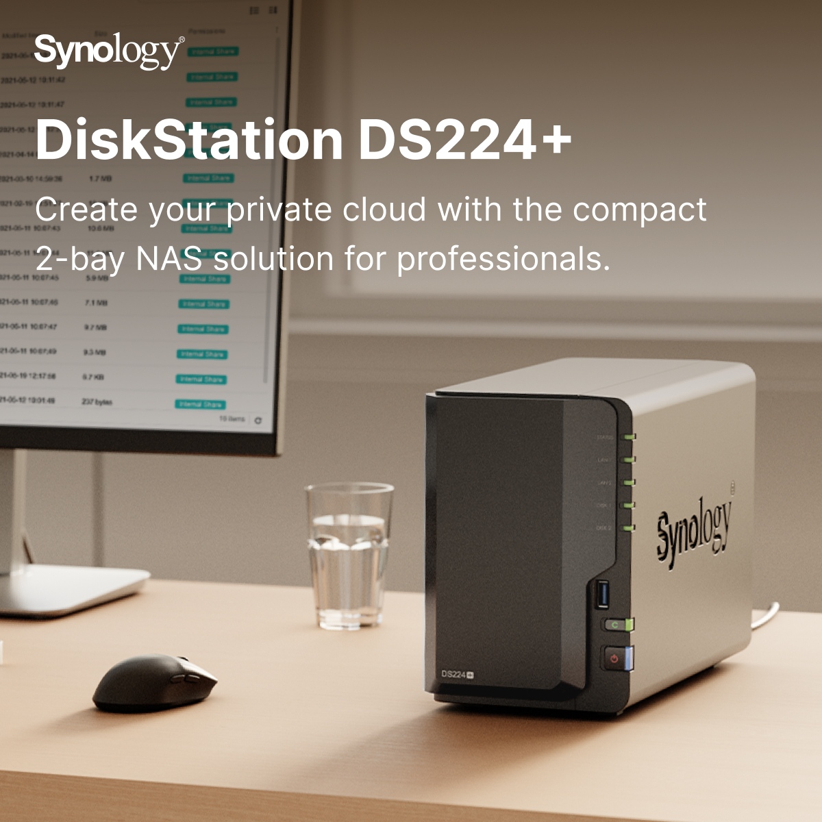 Tổng quan về thiết bị lưu trữ NAS synology DS224+