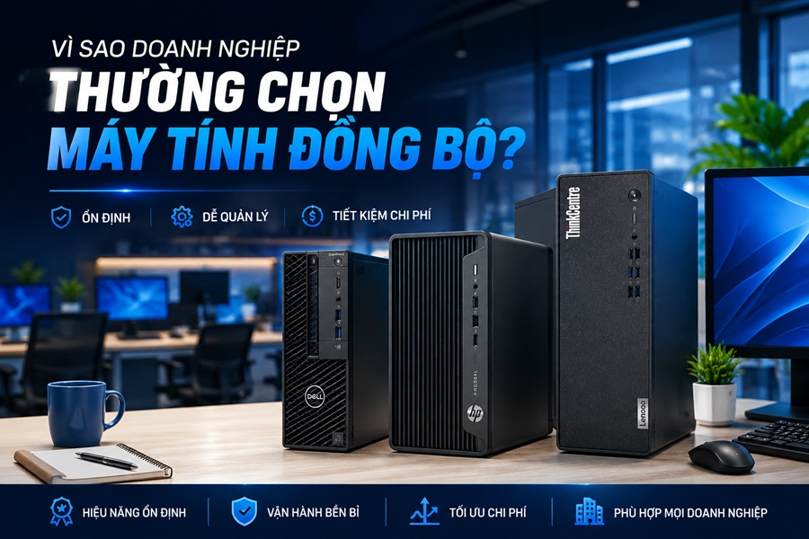 Vì sao máy tính đồng bộ vẫn được doanh nghiệp ưu tiên?