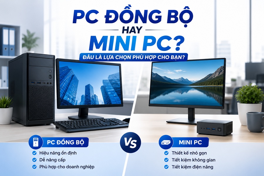 PC đồng bộ và Mini PC: Đâu là lựa chọn phù hợp?