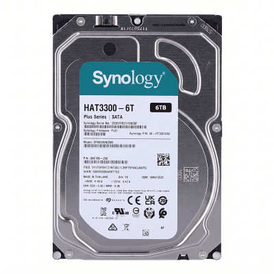 Ổ cứng Nas Synology Plus 6TB HAT3300-6T (3.5Inch/ SATA 6Gb/s/ 5400rpm/ 256MB)