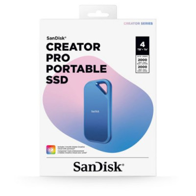 Ổ cứng di động SSD Sandisk Creator Pro Portable E81C 4TB SDSSDE81C-2T00-G25