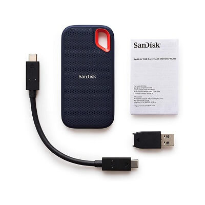 ổ cứng di động SSD SanDisk Extreme Portable V2 E61 8TB Type-C chính hãng