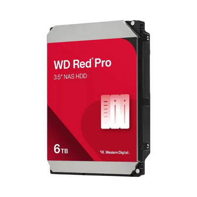 Ổ cứng chuyên cho NAS 6TB 3.5" SATA3 hãng Western Digital (WD) Red Pro (màu đỏ) WD6005FFBX