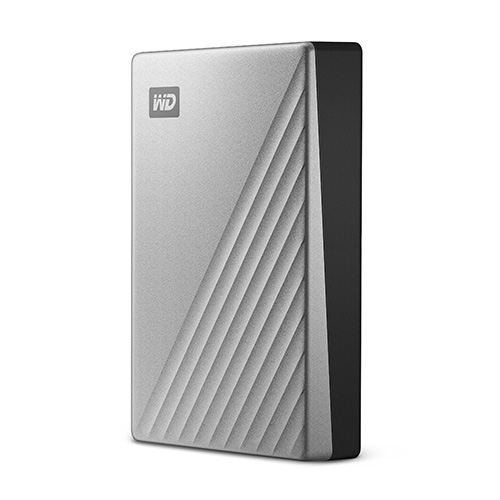 Ổ cứng gắn ngoài WD My Passport Ultra Silver 4TB 2.5 USB Type C, Model: WDBFTM0040BSL-WESN