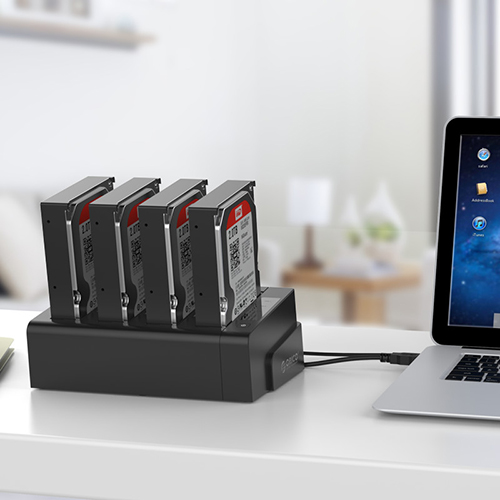 HDD docking Orico 6648US3-C 4 bay ổ cứng HDD SSD sata