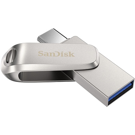 USB 3.1 Sandick Ultra Dual Drive Luxe OTG Type-C 64GB