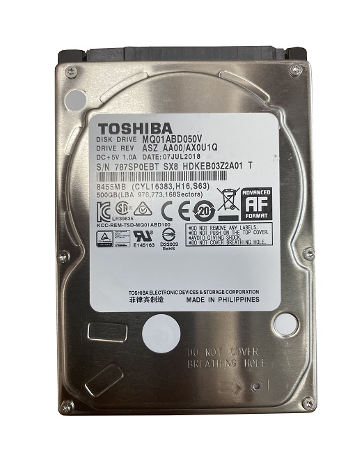 Ổ cứng Toshiba 500GB SATA 2.5 inch cho laptop