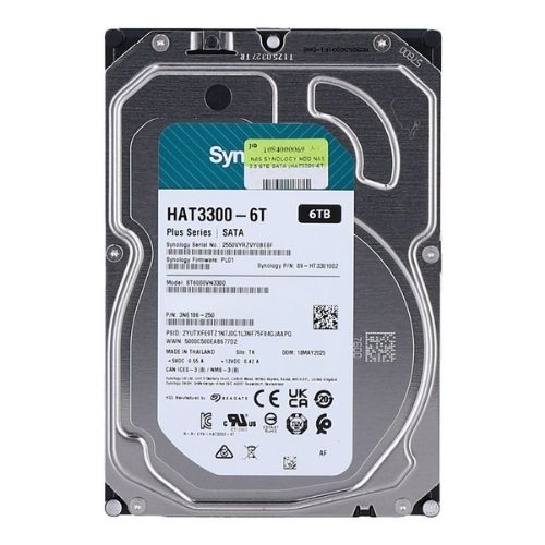 Ổ cứng Nas Synology Plus 6TB HAT3300-6T (3.5Inch/ SATA 6Gb/s/ 5400rpm/ 256MB)