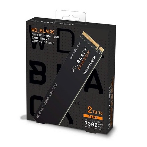 Ổ cứng SSD WD Black SN850X 2TB PCIe Gen4 x4 NVMe M.2 2280