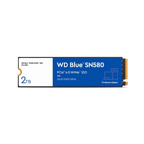 Ổ cứng Western SSD 2TB SN580 NVME M2 2280, màu xanh - Blue WDS200T3B0E