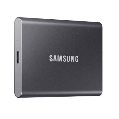 Ổ cứng di động SSD Samsung Portable T7 4TB MU-PC4T0T/WW (USB3.2/1050MB/s/1000MB/s/Xám)