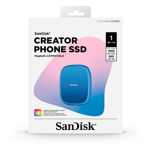 Ổ cứng di động SSD Sandisk Creator Phone E62 1TB SDSSDE62C-1T00-G25