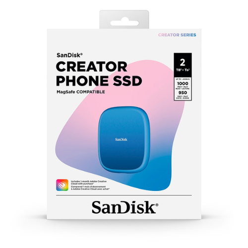 Ổ cứng di động SSD Sandisk Creator Phone E62 2TB SDSSDE62C-2T00-G25