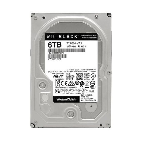 Ổ cứng lắp trong Western Digital Black 6TB 3.5" WD6004FZWX